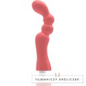 G-SPOT Gohan masażer intymny ładowalny jasnoczerwony silikon 200mm G-SPOT