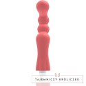 G-SPOT Gohan masażer intymny ładowalny jasnoczerwony silikon 200mm G-SPOT