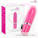 Moressa Ivy Pink - Kompaktowy stymulator podrożny 6 trybow, silikon medyczny MORESSA