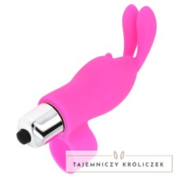 OHMAMA Finger Ring Krolik - Wibrujący naparstek silikonowy IPX6 9,8cm OHMAMA
