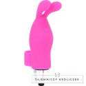 OHMAMA Finger Ring Krolik - Wibrujący naparstek silikonowy IPX6 9,8cm OHMAMA