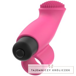OHMAMA Finger Vibe Edycja Świąteczna - silikonowy mini masażer 89 mm rożowy OHMAMA