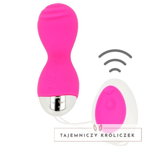 OHMAMA Jajko wibrujące elastyczne z pilotem USB silikon 8,5cm OHMAMA