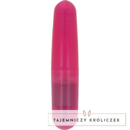 OHMAMA Rożowy Wibrujący Mini Pocisk PCV 110x23mm na baterie AA OHMAMA