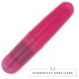 OHMAMA Rożowy Wibrujący Mini Pocisk PCV 110x23mm na baterie AA OHMAMA