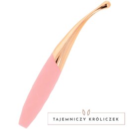 OHMAMA Stymulator punktowy 36 trybow rożowo-złoty ładowany USB OHMAMA