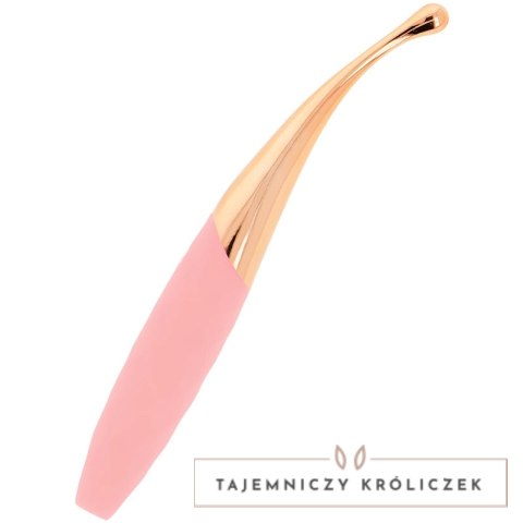 OHMAMA Stymulator punktowy 36 trybow rożowo-złoty ładowany USB OHMAMA