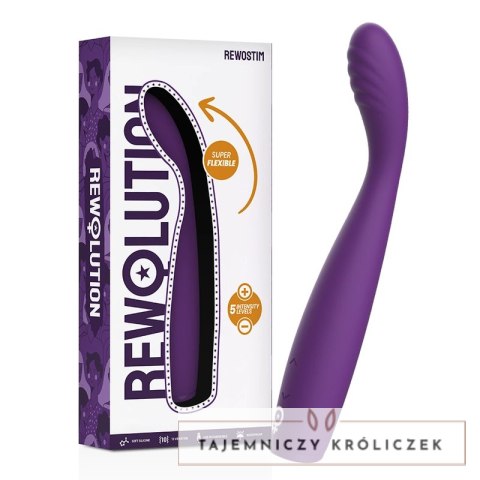 Rewolution REWOSTIM Elastyczny Wibrator FlexREWO, 19 cm, wodoodporny REWOLUTION