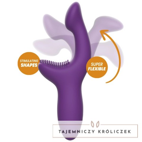 Rewolution Rewokiss Dual Action System FlexiREWO, silikon, 18,5 cm, rożowy REWOLUTION