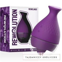 Rewolution Rewolingo - wibrujący model z dynamicznym językiem, fioletowy REWOLUTION