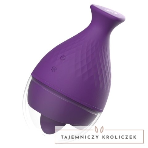 Rewolution Rewolingo - wibrujący model z dynamicznym językiem, fioletowy REWOLUTION