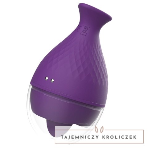 Rewolution Rewolingo - wibrujący model z dynamicznym językiem, fioletowy REWOLUTION