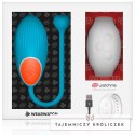 WEARWATCH Egg Blue - Zdalnie sterowana maszyna intymna WATCHME, silikon WEARWATCH