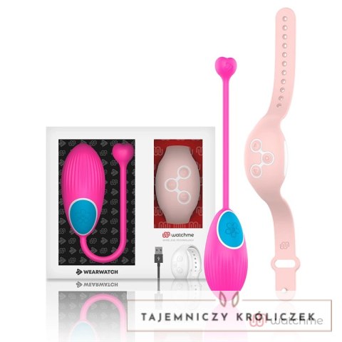 WEARWATCH Egg Fuksja - Intymny System WatchMe, Pilot Zegarek, 7 Trybow WEARWATCH