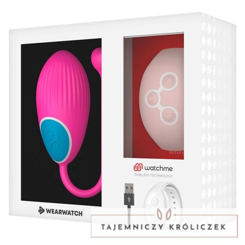 WEARWATCH Egg Fuksja - Intymny System WatchMe, Pilot Zegarek, 7 Trybow WEARWATCH