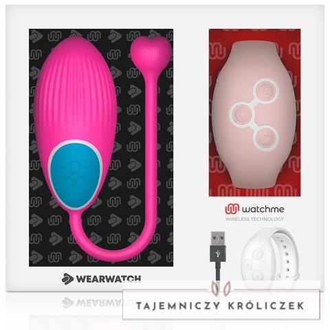 WEARWATCH Egg Fuksja - Intymny System WatchMe, Pilot Zegarek, 7 Trybow WEARWATCH
