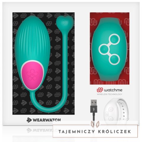 WEARWATCH Egg WatchMe - Model zdalnie sterowany, wodoodporny, morska zieleń WEARWATCH