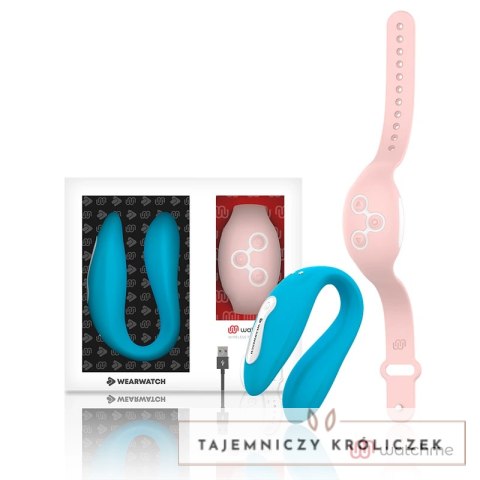 WEARWATCH WatchMe Dual Technology Model Indygo/Rożowy - Zegarek Sterujący, Wodoodporny WEARWATCH