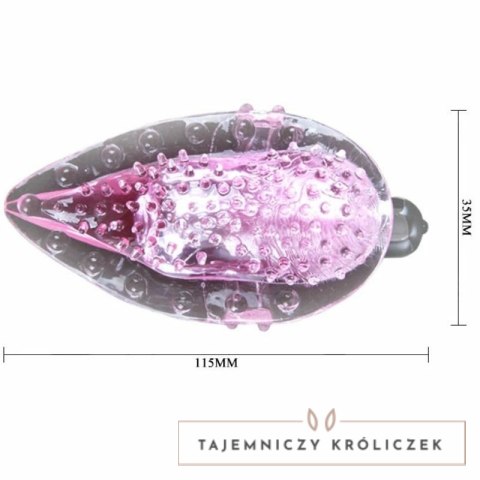 Baile Finger Massager model z 10 trybami wibracji, rożowy BAILE