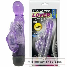 Baile Rabbit Violet 10 trybow - anatomiczny wibrator z funkcją rotacji BAILE
