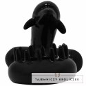 Baile Sweet Ring silikonowy pierścień z systemem wibracji czarny BAILE