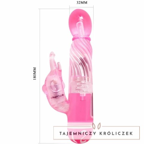 Baile model wielotrybowy z rożowym aplikatorem typu krolik, 10 funkcji BAILE