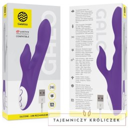 Galatea Galo Lilac - Model z 3 Strefami Wibracji, WatchMe, 21 cm GALATEA