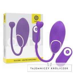 Galatea Otto Click&Play - stymulator par z pilotem, silikon liliowy 19cm GALATEA