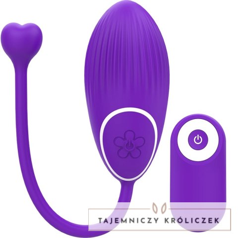 Galatea Otto Click&Play - stymulator par z pilotem, silikon liliowy 19cm GALATEA