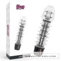 Glossy Axel Black - wibrujący system intymny TPE 14 cm wodoodporny GLOSSY