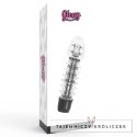 Glossy Axel Black - wibrujący system intymny TPE 14 cm wodoodporny GLOSSY
