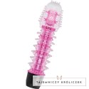 Glossy Axel Pink - wibrator anatomiczny z TPE, 14 cm, wodoodporny GLOSSY