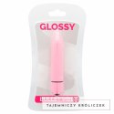 Glossy Brilliant Pink - kompaktowy model wibrujący, wodoodporny 87 mm GLOSSY