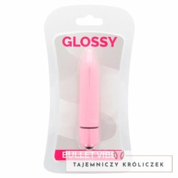 Glossy Brilliant Pink - kompaktowy model wibrujący, wodoodporny 87 mm GLOSSY