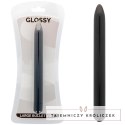 Glossy Brilliant Smukły Wibrator Czarny 165 mm ABS Wodoodporny GLOSSY