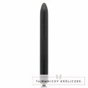Glossy Brilliant Smukły Wibrator Czarny 165 mm ABS Wodoodporny GLOSSY
