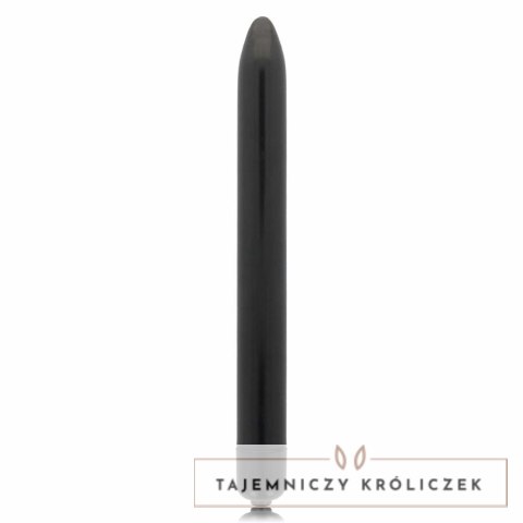 Glossy Brilliant Smukły Wibrator Czarny 165 mm ABS Wodoodporny GLOSSY