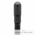 Glossy Brilliant - dyskretny mini masażer wibracyjny czarny, wodoodporny GLOSSY