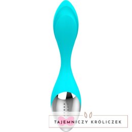HAPPY LOKY Mini model wibracyjny 7 trybow LED turkusowy USB HAPPY LOKY