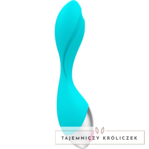 HAPPY LOKY Mini model wibracyjny 7 trybow LED turkusowy USB HAPPY LOKY