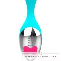 HAPPY LOKY Mini model wibracyjny 7 trybow LED turkusowy USB HAPPY LOKY