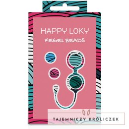 Happy Loky Koraliki Kegla 4 sztuki silikon medyczny rożne wagi HAPPY LOKY