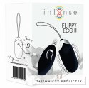 INTENSE Flippy II Jajko Wibrujące z Pilotem Czarny 12 Trybow USB INTENSE