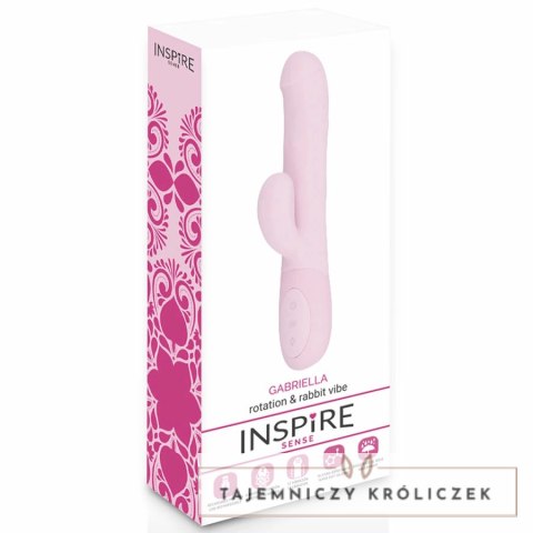 Inspire Sense Gabriella Multifunkcyjny model silikonowy rożowy 23,8 cm INSPIRE