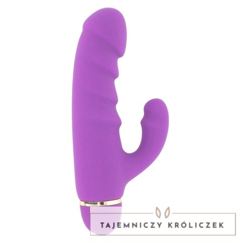 Intense Crass 20 Trybow Wibracji Silikonowy Model Liliowy 17,5 cm INTENSE