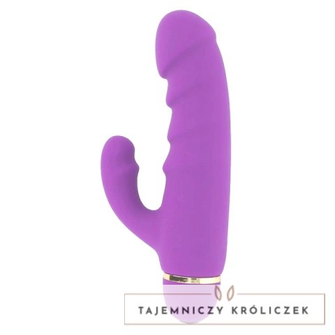 Intense Crass 20 Trybow Wibracji Silikonowy Model Liliowy 17,5 cm INTENSE