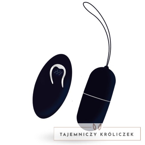 Intense Flippy I jajko zdalnie sterowane czarne silikonowe 12 trybow INTENSE