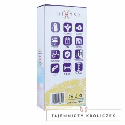 Intense Hilari Luxe - silikonowy model intymny, 30 trybow, lilak INTENSE