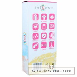Intense Hilari silikonowy model masażujący, rożowy, 30 trybow, 18,9 cm INTENSE