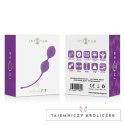 Intense Kisha Fit kulki Kegel silikonowe liliowe - wzmacnianie mięśni INTENSE